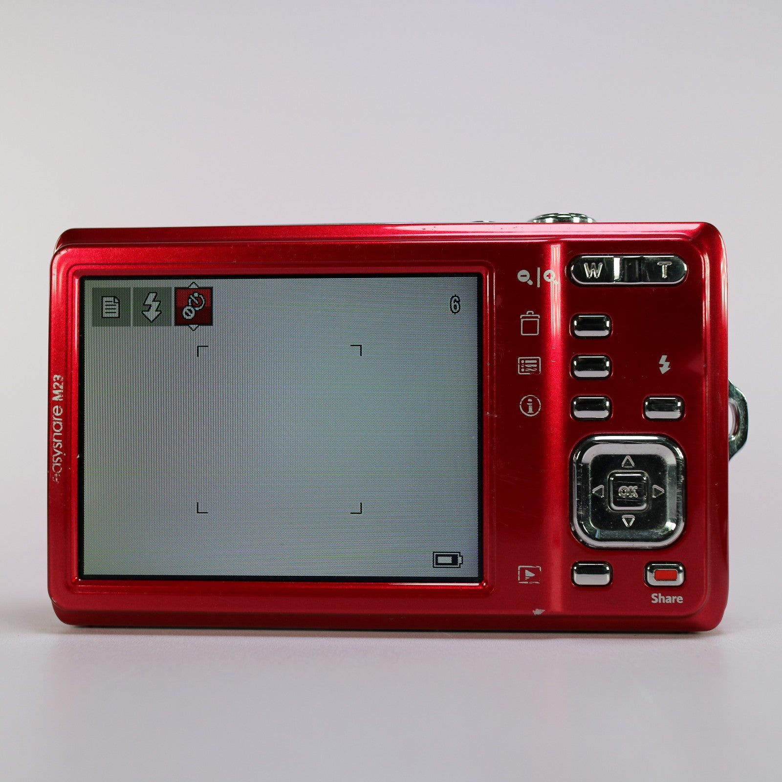 Kodak Digital Camera EasyShare M23 14.0MP Red Tested Full Working Set