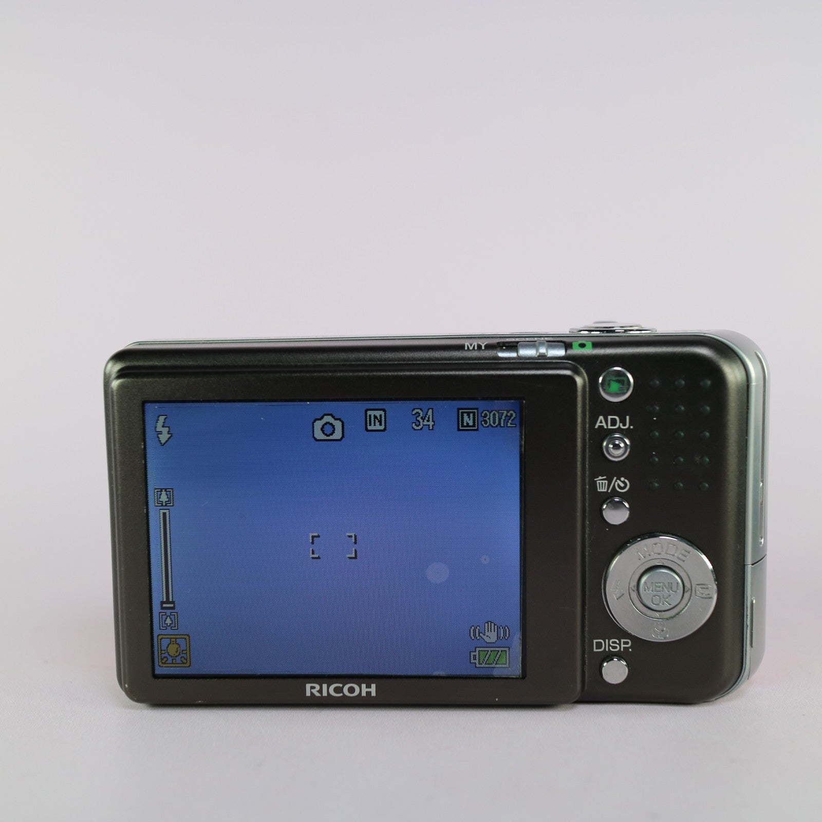 Ricoh Digital Camera Caplio R6 7.2MP Red Tested Full Working Set