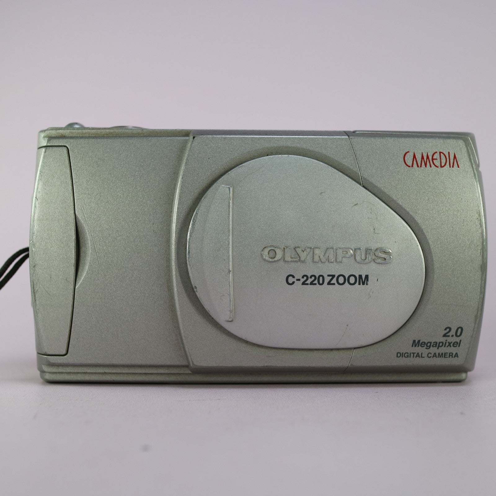 Olympus Digital Camera Camedia C-220 Zoom 2.1MP Silver Tested