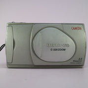 Olympus Digital Camera Camedia C-220 Zoom 2.1MP Silver Tested