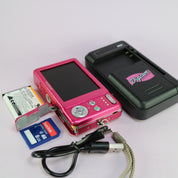 Fujifilm Digital Camera FinePix J30 12.2MP Pink Tested Full Working Set