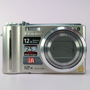 Panasonic Digital Camera Lumix DMC-TZ6 10.1MP Silver Tested Full Working Set