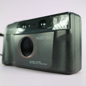 Canon Sure Shot Multi Tele 35mm Film Point and Shoot Camera Black Tested