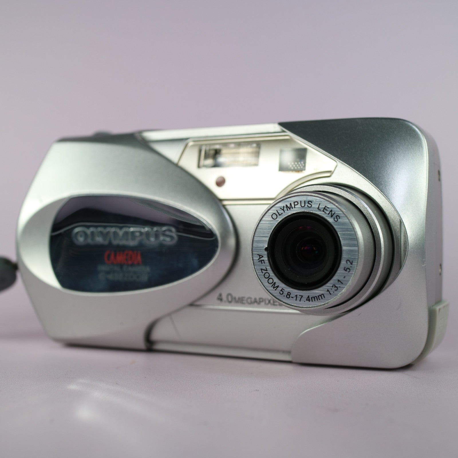 Olympus Digital Camera Camedia C-450 Zoom 4.0MP Silver Tested