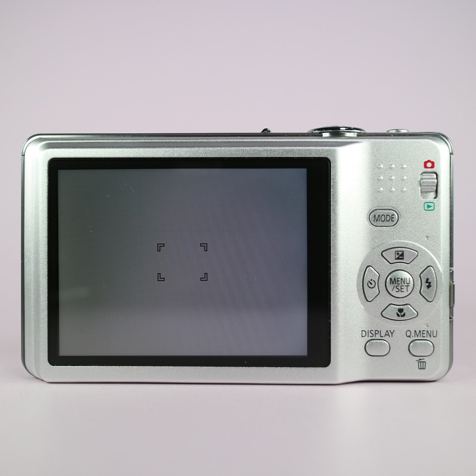 Panasonic Digital Camera Lumix DMC-FS11 14.1MP Silver Tested Full Working Set