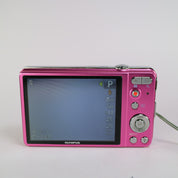 Olympus Digital Camera VG-130 14.0MP Pink Tested Full Working Set