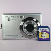 Praktica DPix 1000Z 10.0MP Compact Digital Camera Silver Tested