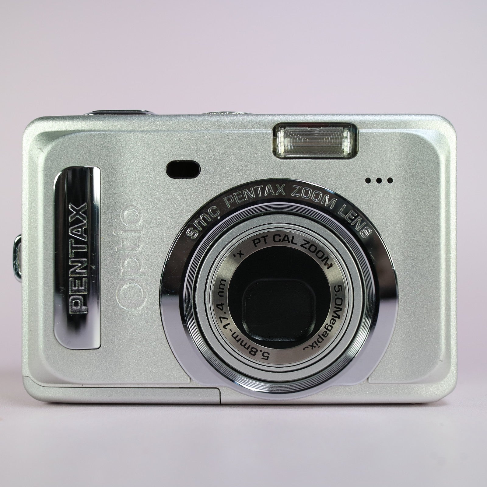 Pentax Optio S55 5.0MP Compact Digital Camera Silver Tested