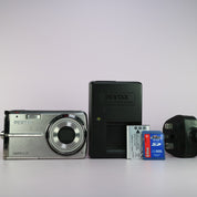 Pentax Digital Camera Optio L60 10.0MP Silver Tested Full Working Set