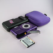 Fujifilm Digital Camera FinePix JX510 14.0MP Purple Tested Full Set