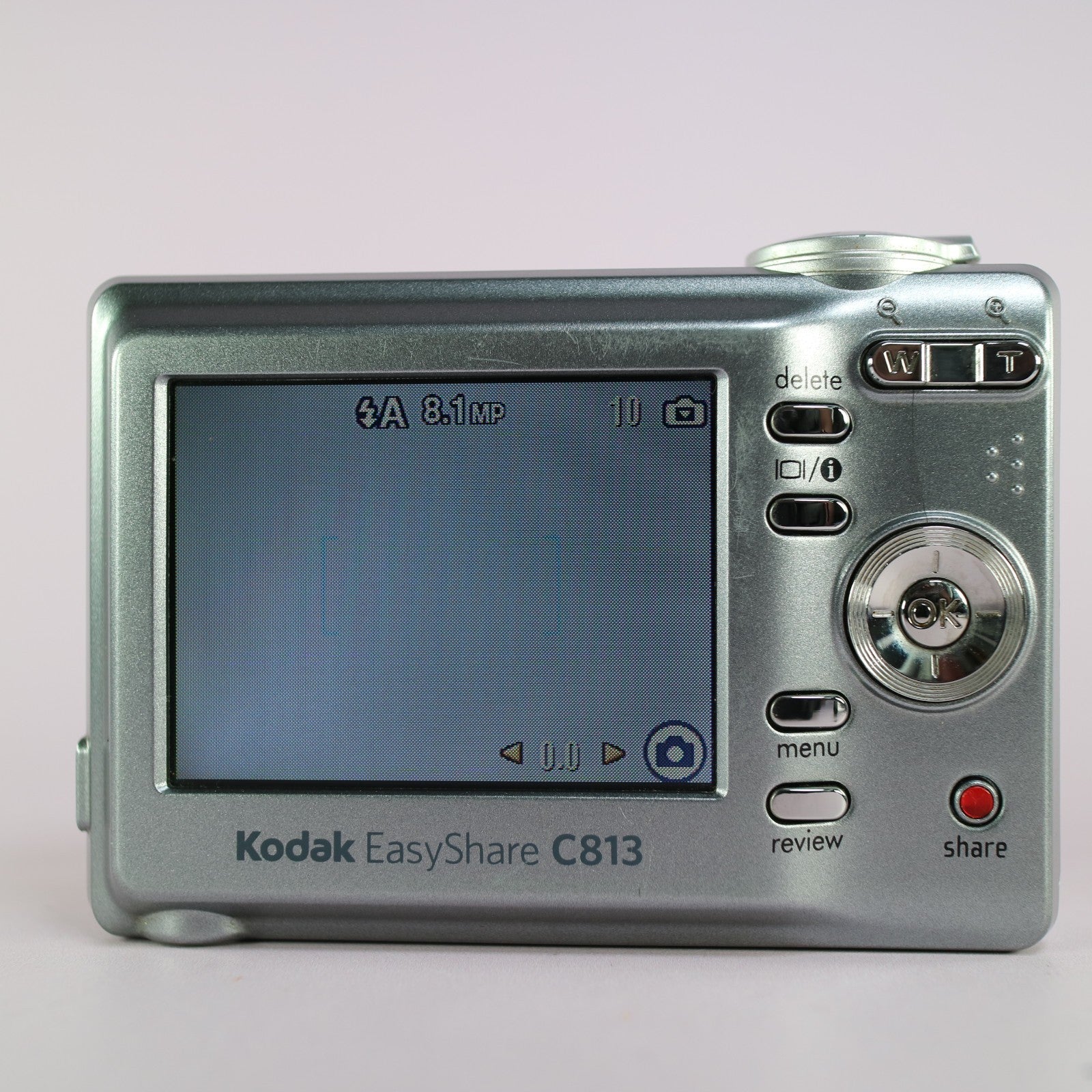 Kodak Digital Camera EasyShare C813 8.2MP Silver Tested