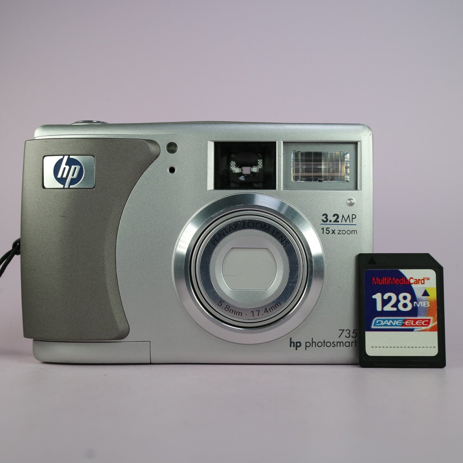 HP Digital Camera Photosmart 735 3.2MP Silver Tested