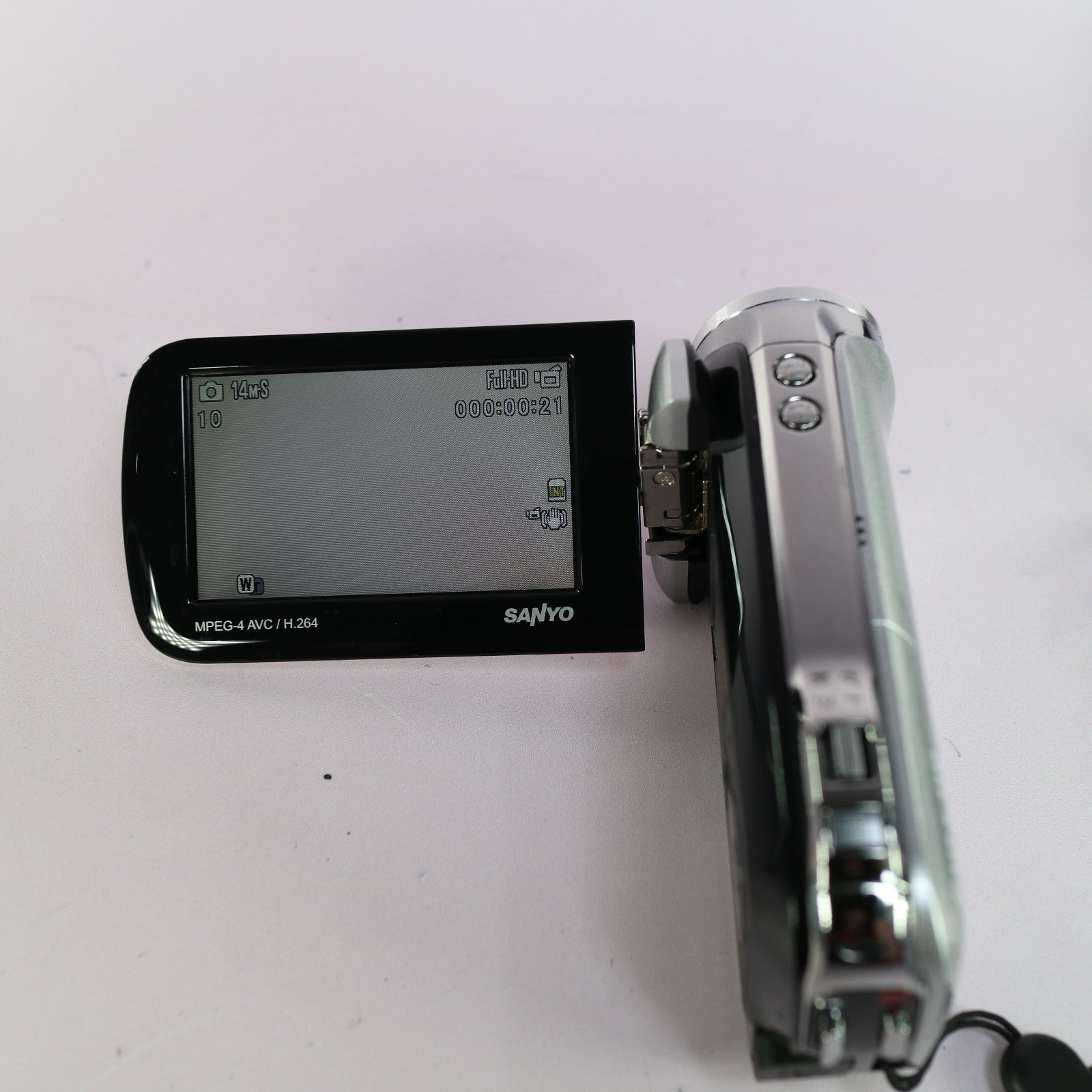 Sanyo Xacti VPC-GH1 Digital Camcorder Silver Tested Full Working Set