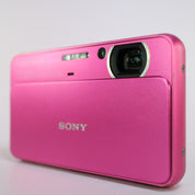 Sony Cyber-shot Underwater Digital Camera DSC-T99 14.1MP Pink Tested Full Set