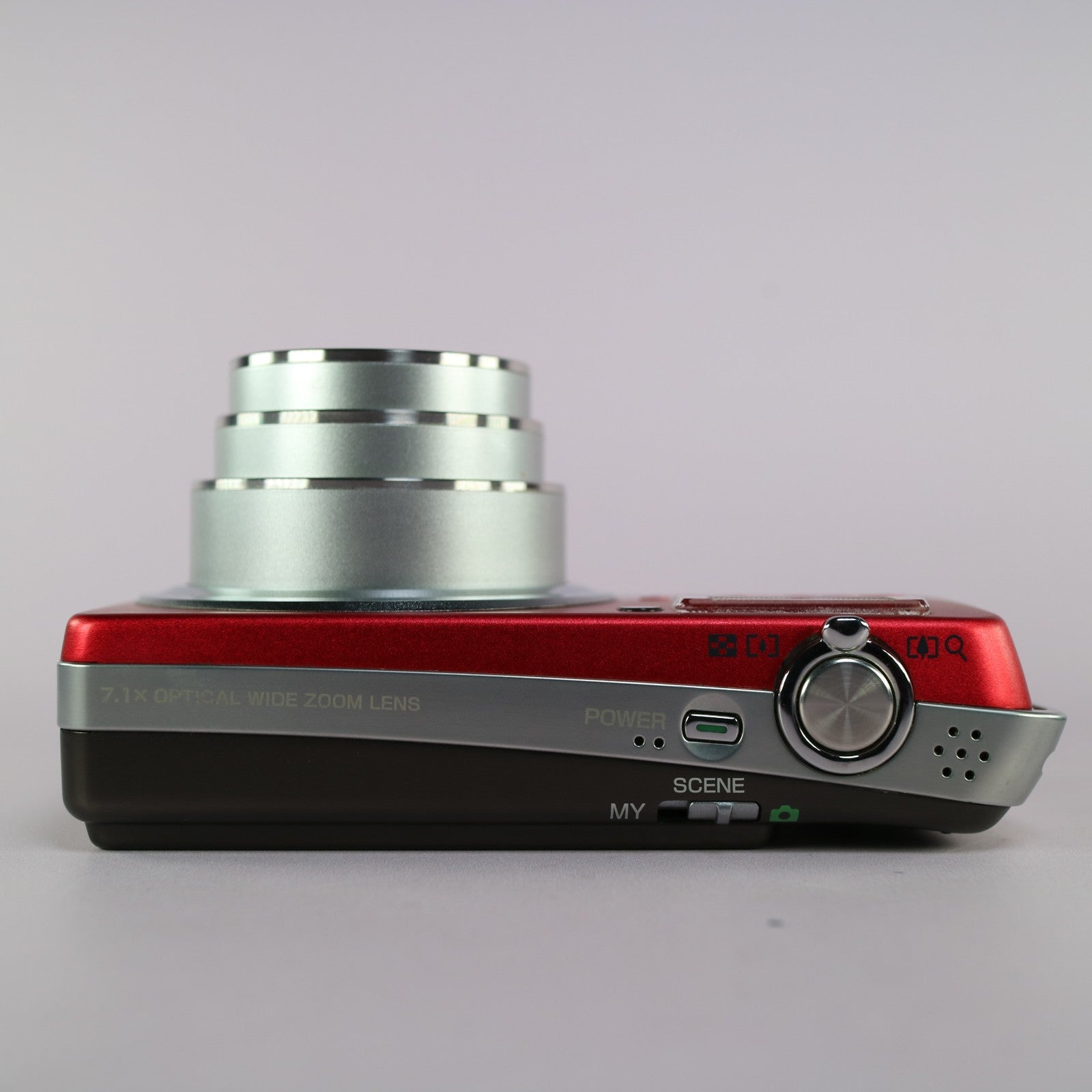 Ricoh Digital Camera Caplio R6 7.2MP Red Tested Full Working Set