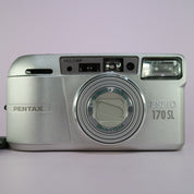 Pentax Espio 170 SL 35mm Film Point and Shoot Camera Silver Tested