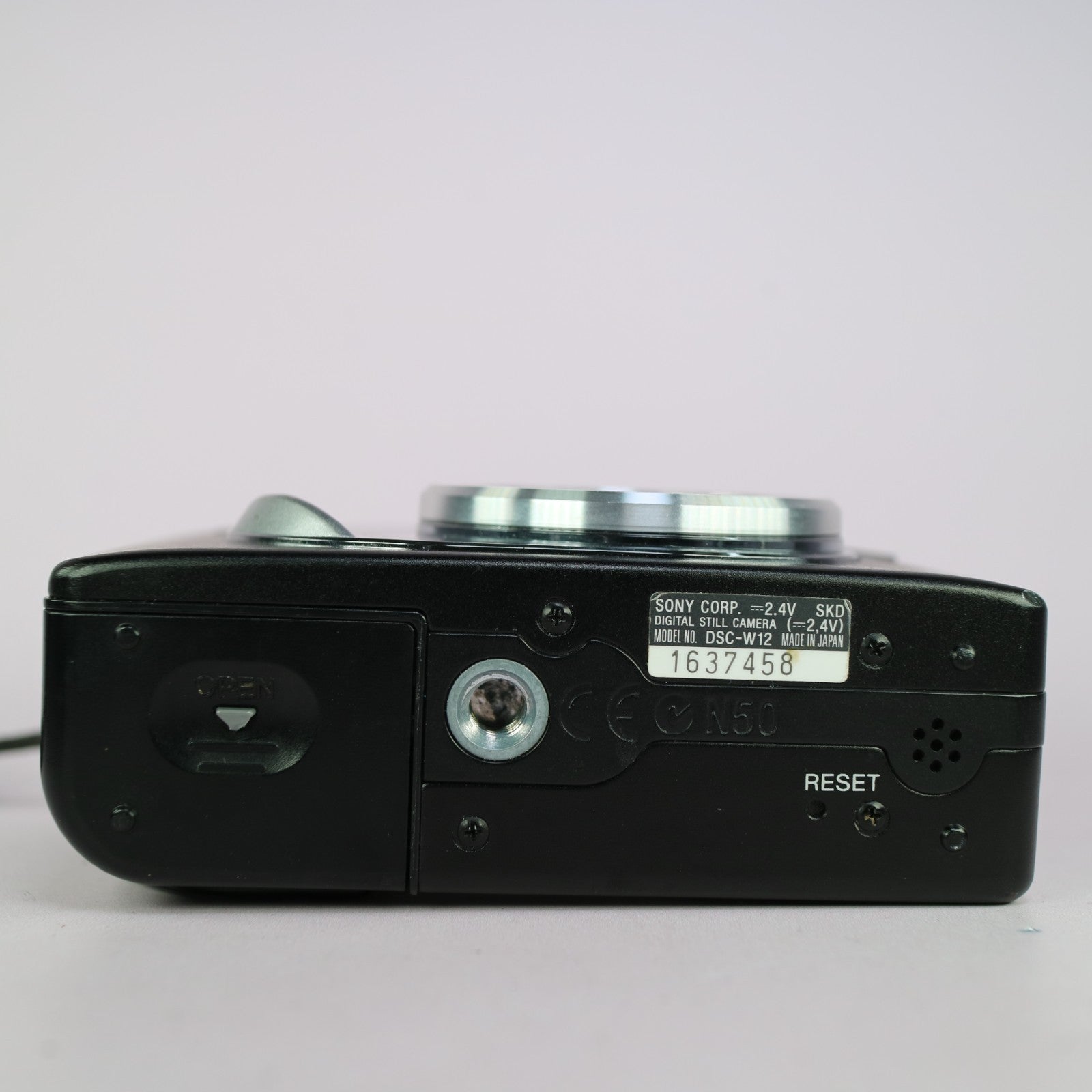 Sony Digital Camera Cybershot DSC-W12 5.1MP Black Tested