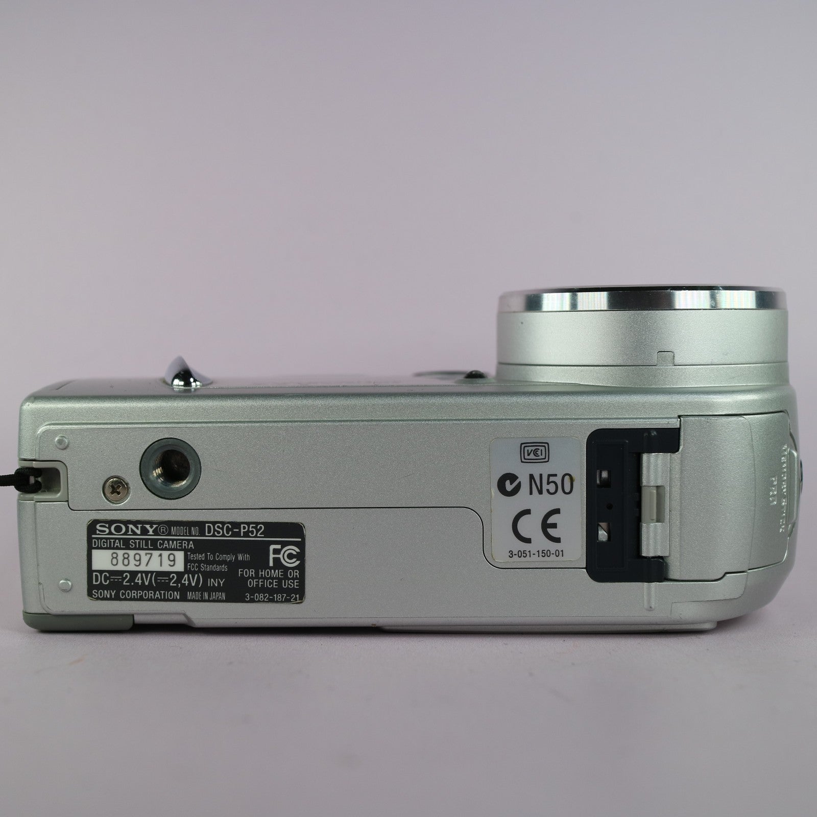 Sony Digital Camera Cybershot DSC-P52 3.2MP Silver Tested