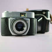 Beier Beirette 35mm Film Camera w/ E. Ludwig Meritar 45mm f/2.9 Silver Tested