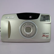 Canon Sure Shot 76 Zoom 35mm Film Point and Shoot Camera Silver Tested