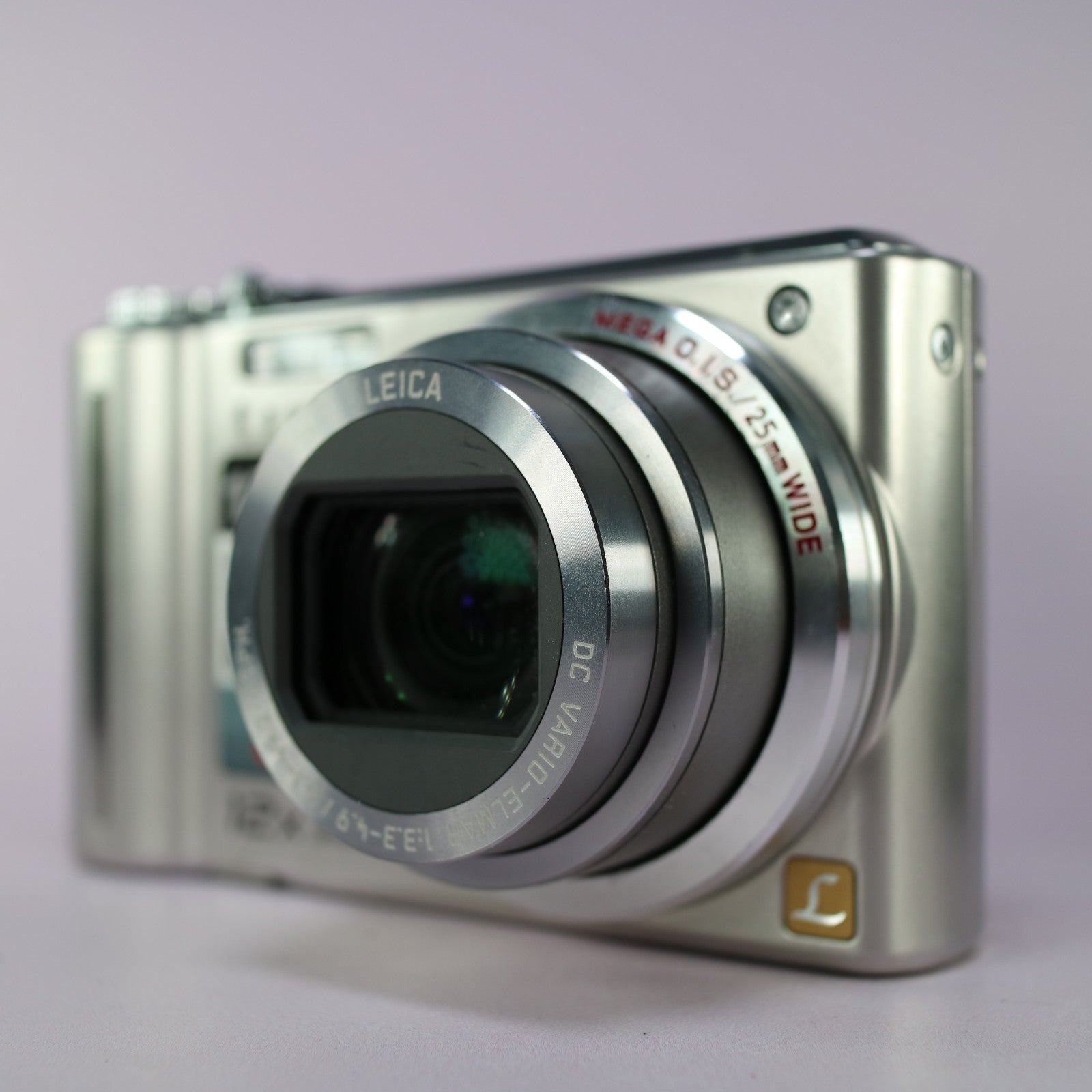 Panasonic Digital Camera Lumix DMC-TZ6 10.1MP Silver Tested Full Working Set
