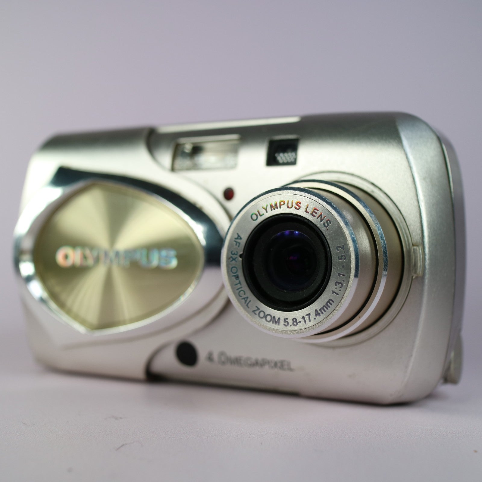 Olympus Digital Camera Mju 400 4.0MP Silver Tested