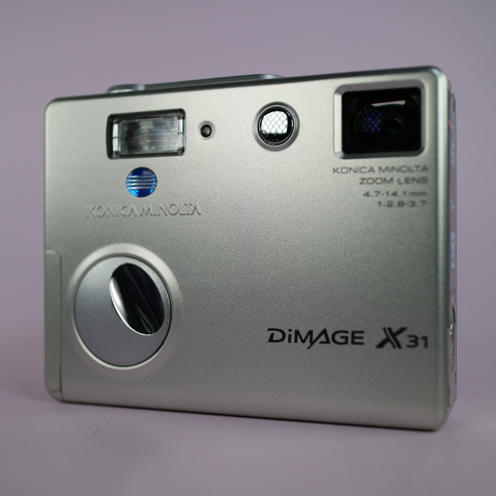 Minolta Dimage X31 3.2MP Compact Digital Camera Silver Tested