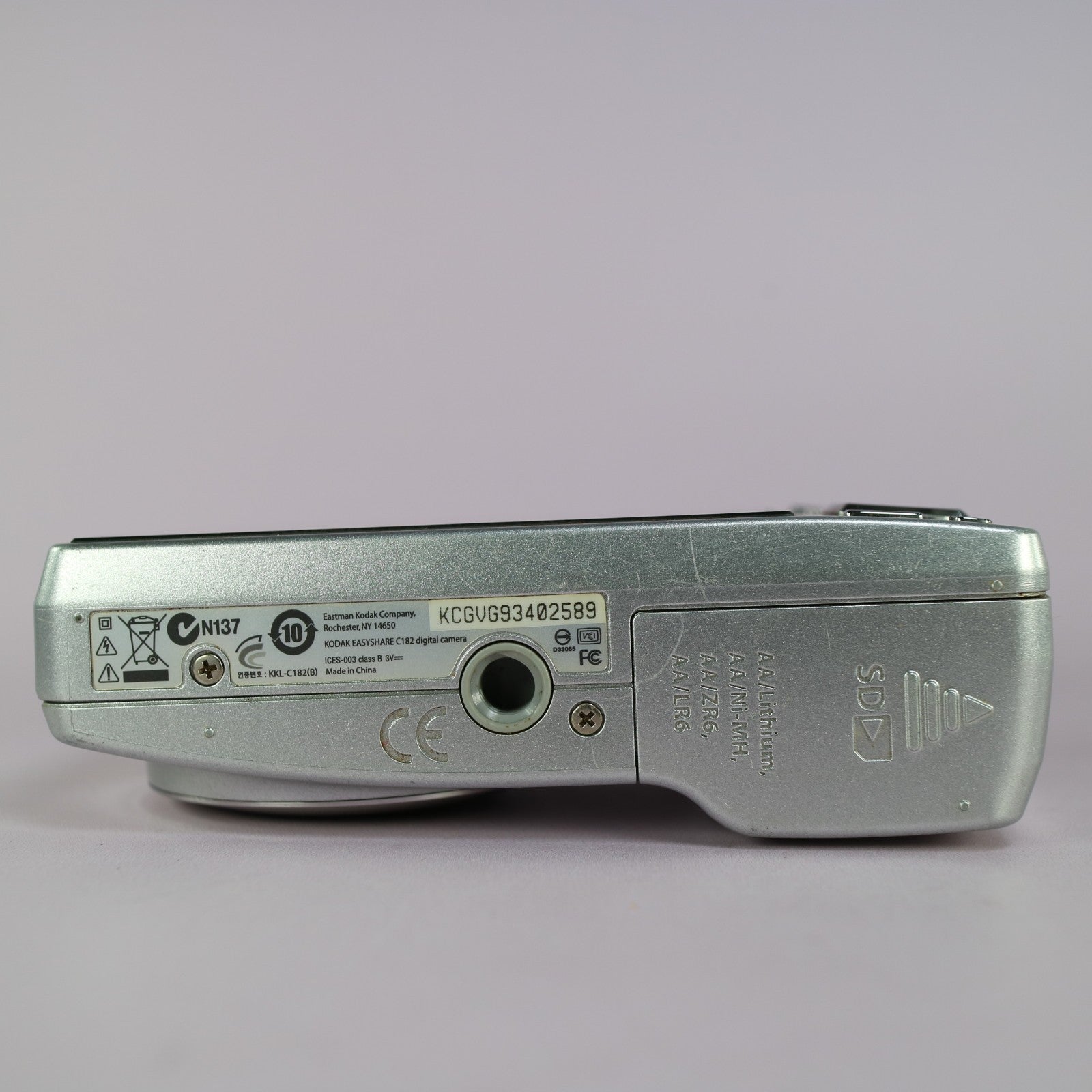Kodak Digital Camera EasyShare C182 12.0MP Silver Tested