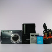 Pentax Digital Camera Optio S4i 4.0MP Silver Tested Full Working Set