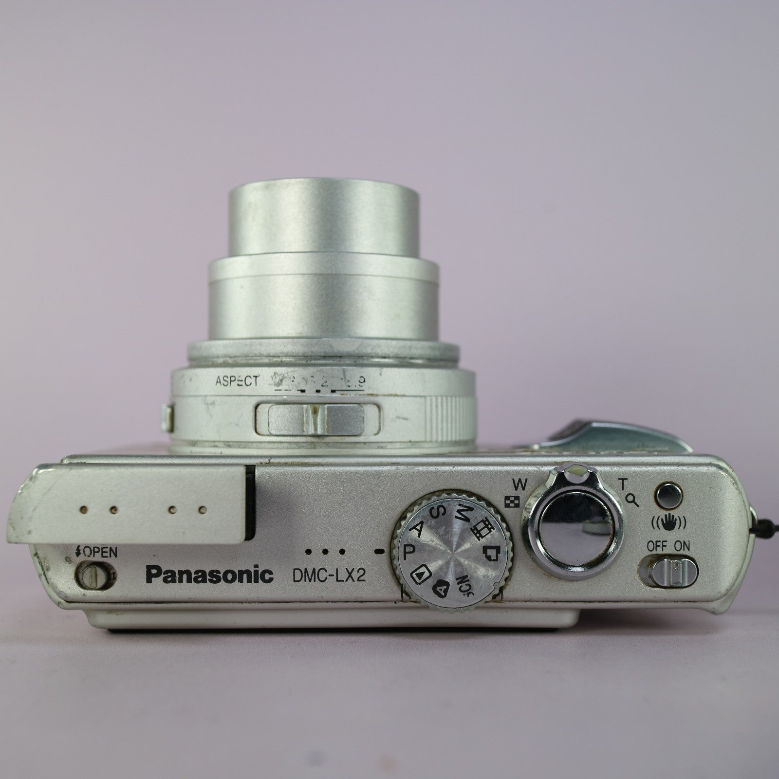 Panasonic Lumix DMC-LX2 10.2MP Digital Camera Silver Tested Full Working Set