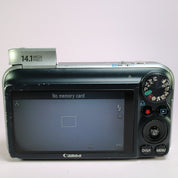 Canon Digital Camera PowerShot SX210 IS 14.1MP Black Tested Full Working Set
