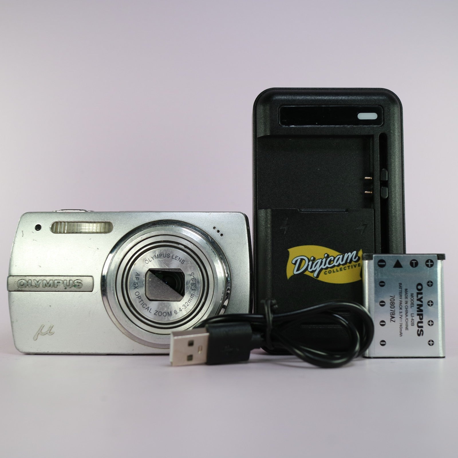 Olympus Digital Camera Mju 820 8.0MP Silver Tested