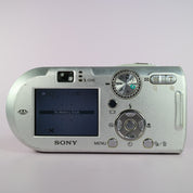 Sony Cybershot DSC-P100 5.1 MP Compact Digital Camera Silver Tested