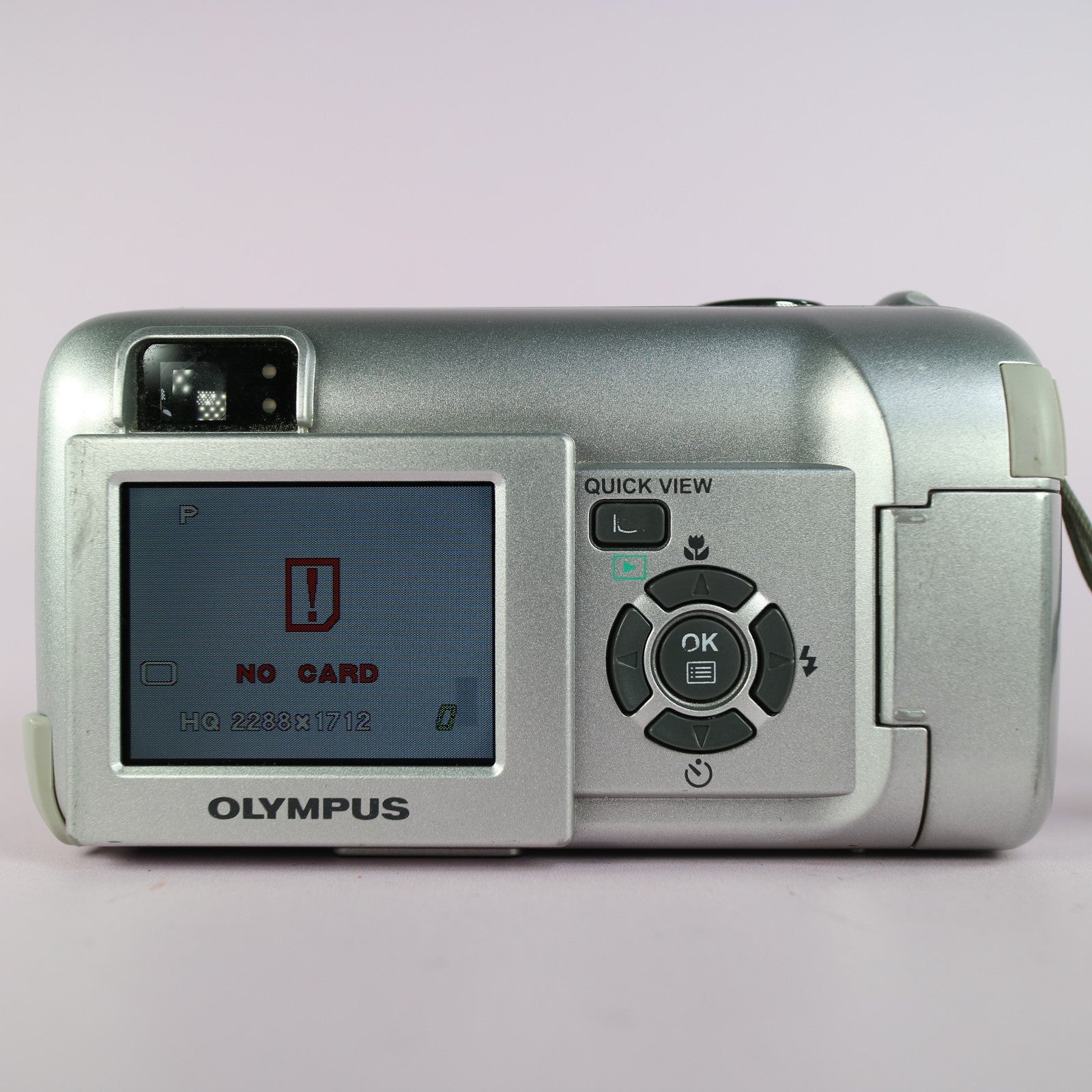 Olympus Digital Camera Camedia C-450 Zoom 4.0MP Silver Tested