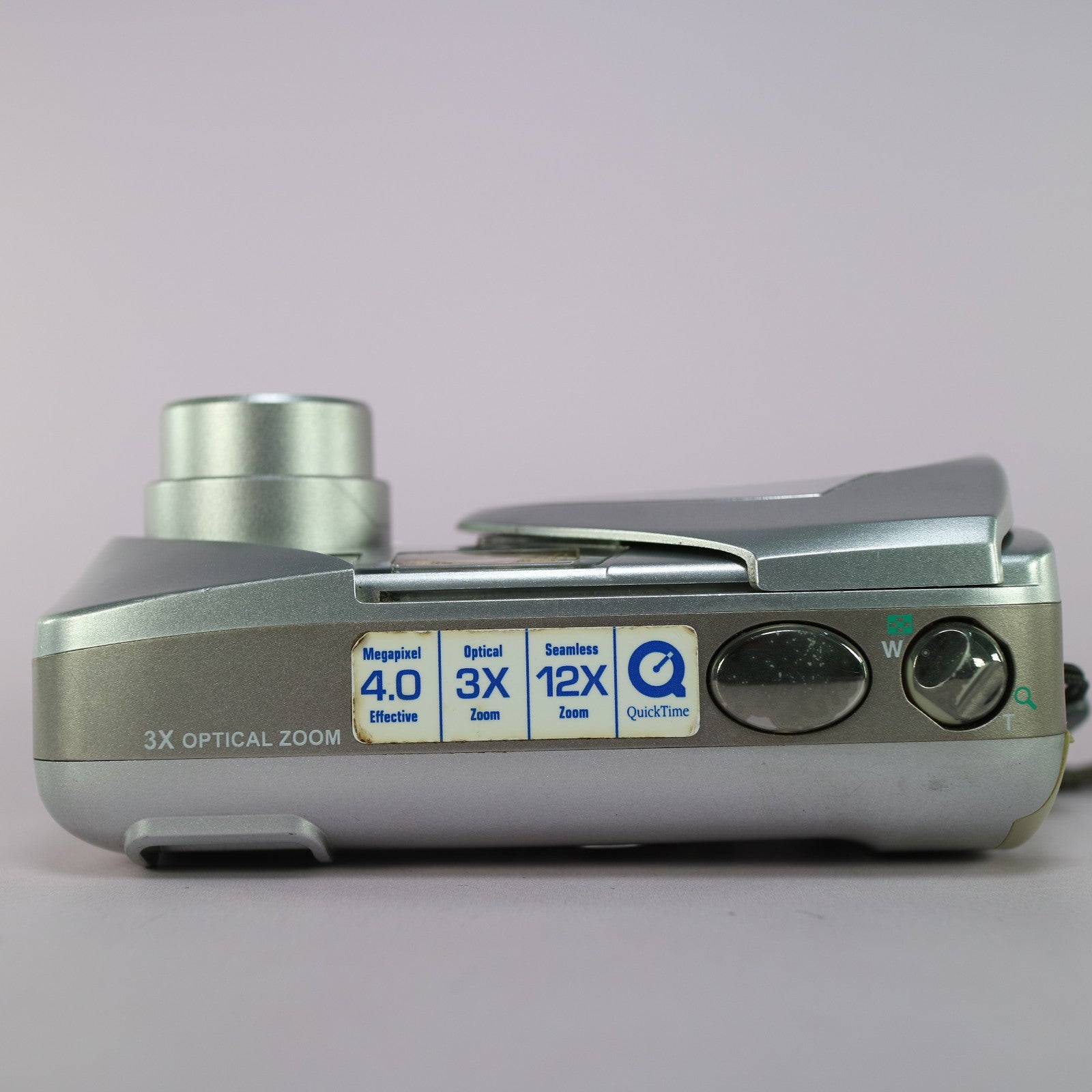 Olympus Digital Camera Camedia C-460 Zoom Del Sol 4.0MP Silver Tested
