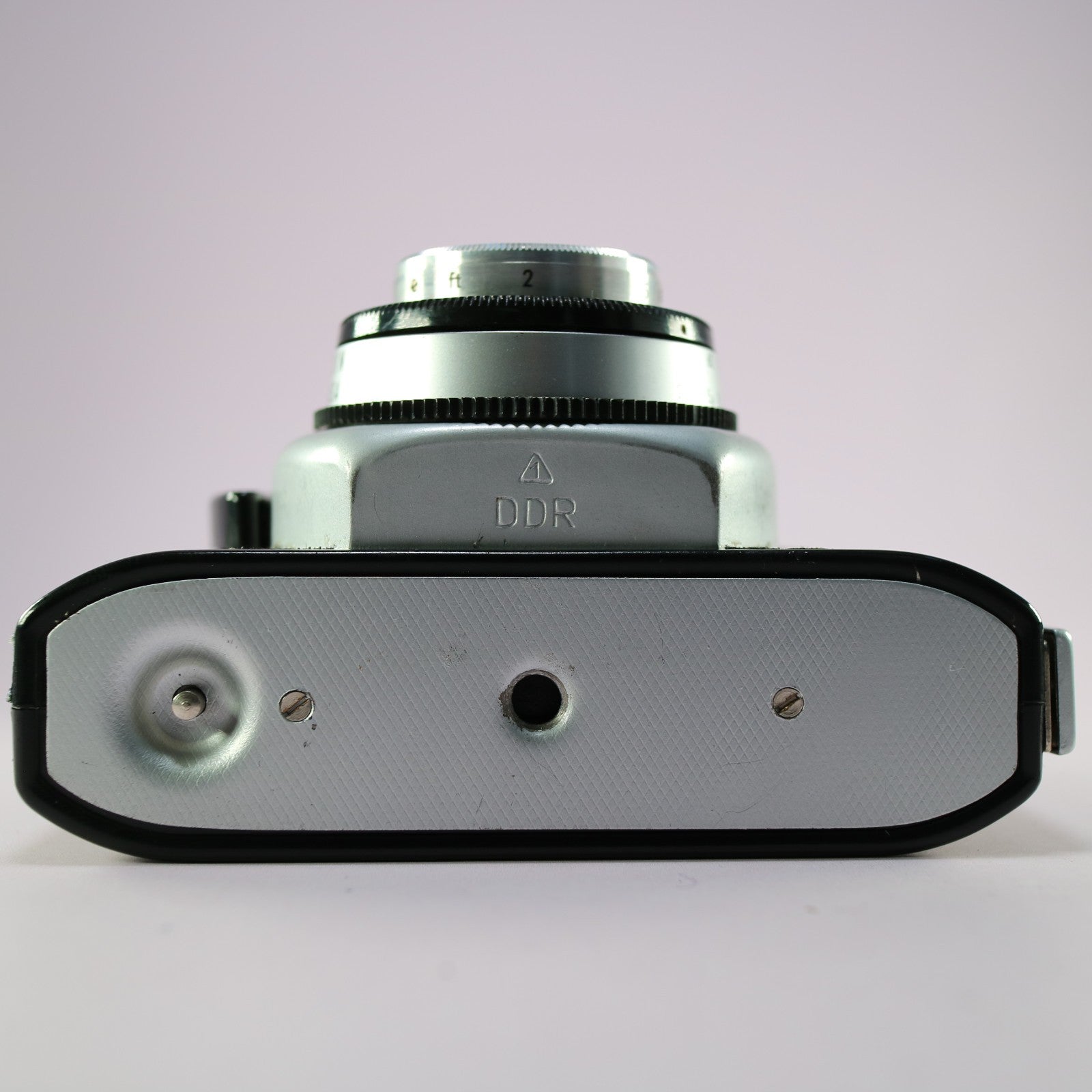 Beier Beirette 35mm Film Camera w/ E. Ludwig Meritar 45mm f/2.9 Silver Tested