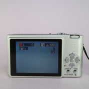 Panasonic Digital Camera Lumix DMC-FX12 7.2MP Silver Tested Full Working Set