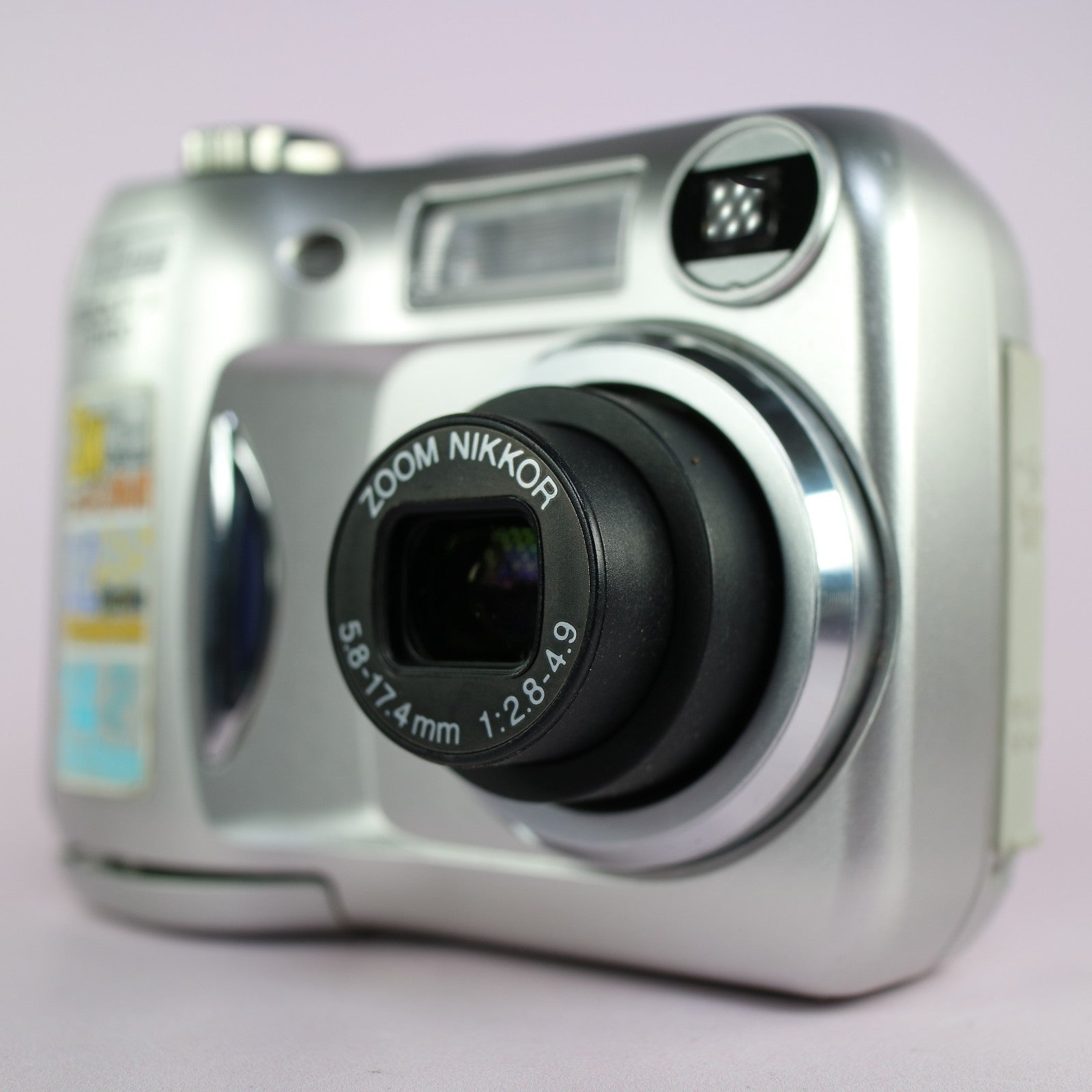 Nikon Digital Camera Coolpix 3100 3.2MP Silver Tested