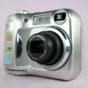 Nikon Digital Camera Coolpix 3100 3.2MP Silver Tested