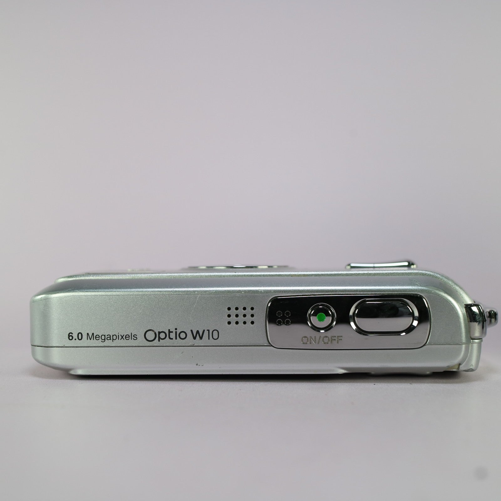 Pentax Underwater Digital Camera Optio W10 6.0MP Silver Tested Full Working Set