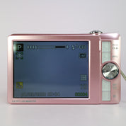Hitachi Digital Camera HDC-1087EP 10.0MP Pink Tested Full Working Set