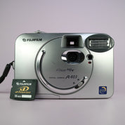 Fujifilm FinePix A403 2.1MP Compact Digital Camera Silver Tested With xD Card