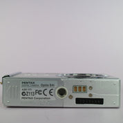 Pentax Digital Camera Optio S4i 4.0MP Silver Tested Full Working Set