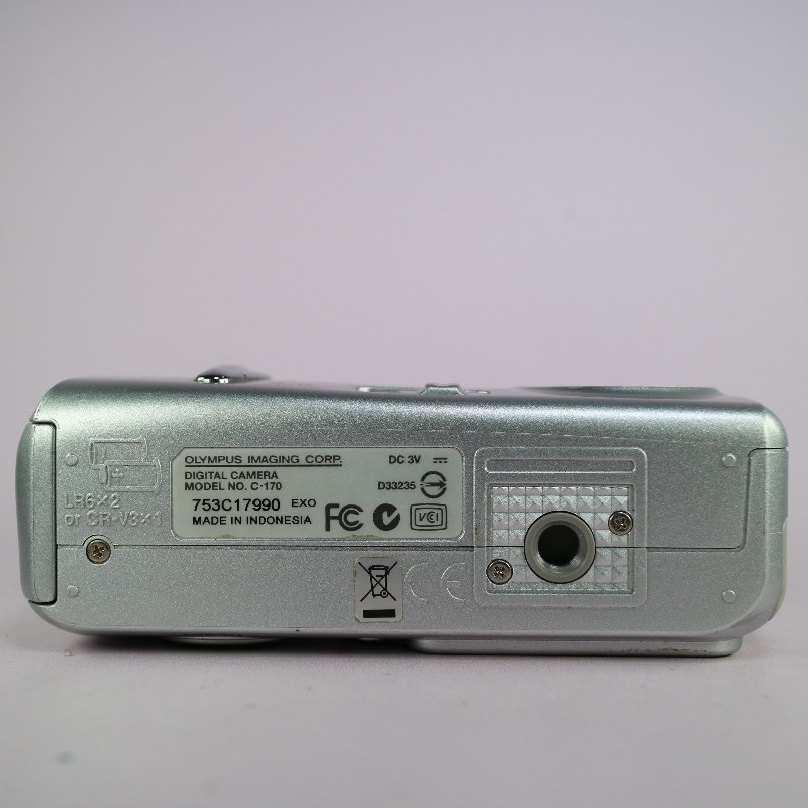 Olympus Camedia C-170 4.0MP Compact Digital Camera Silver Tested With xD Card