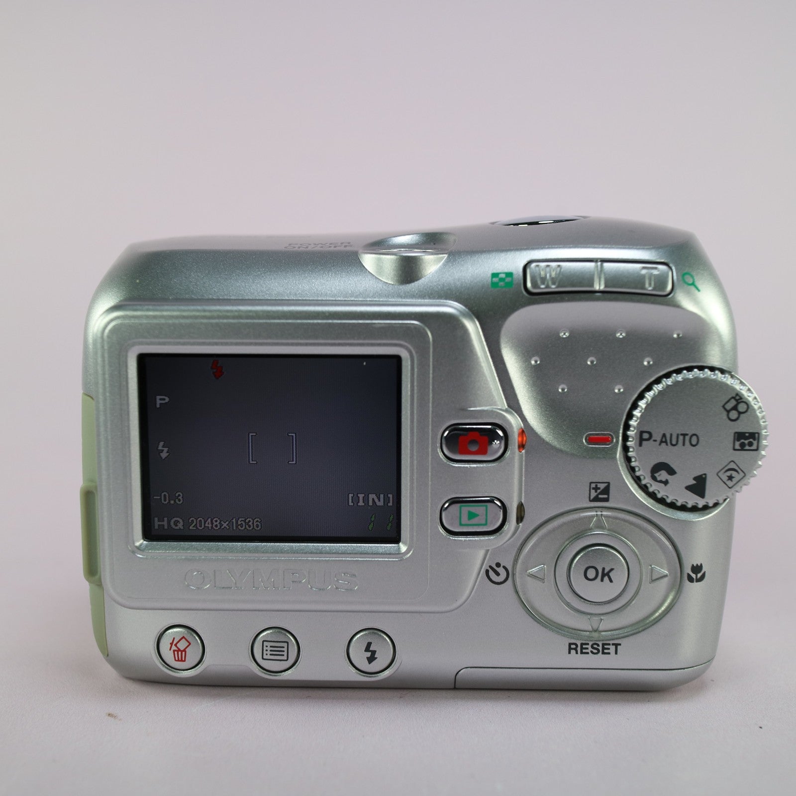 Olympus Digital Camera Camedia D-535 Zoom 3.2MP Silver Tested With xD Card