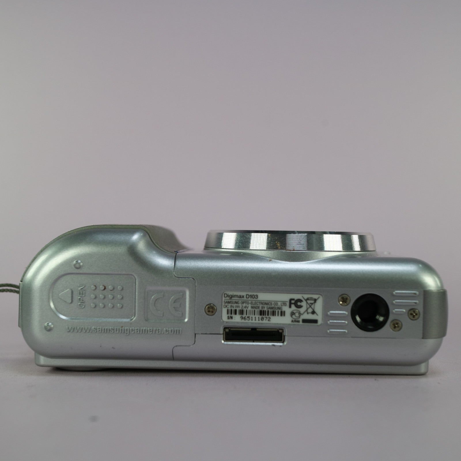 Samsung Digital Camera Digimax D103 10.1MP Silver Tested