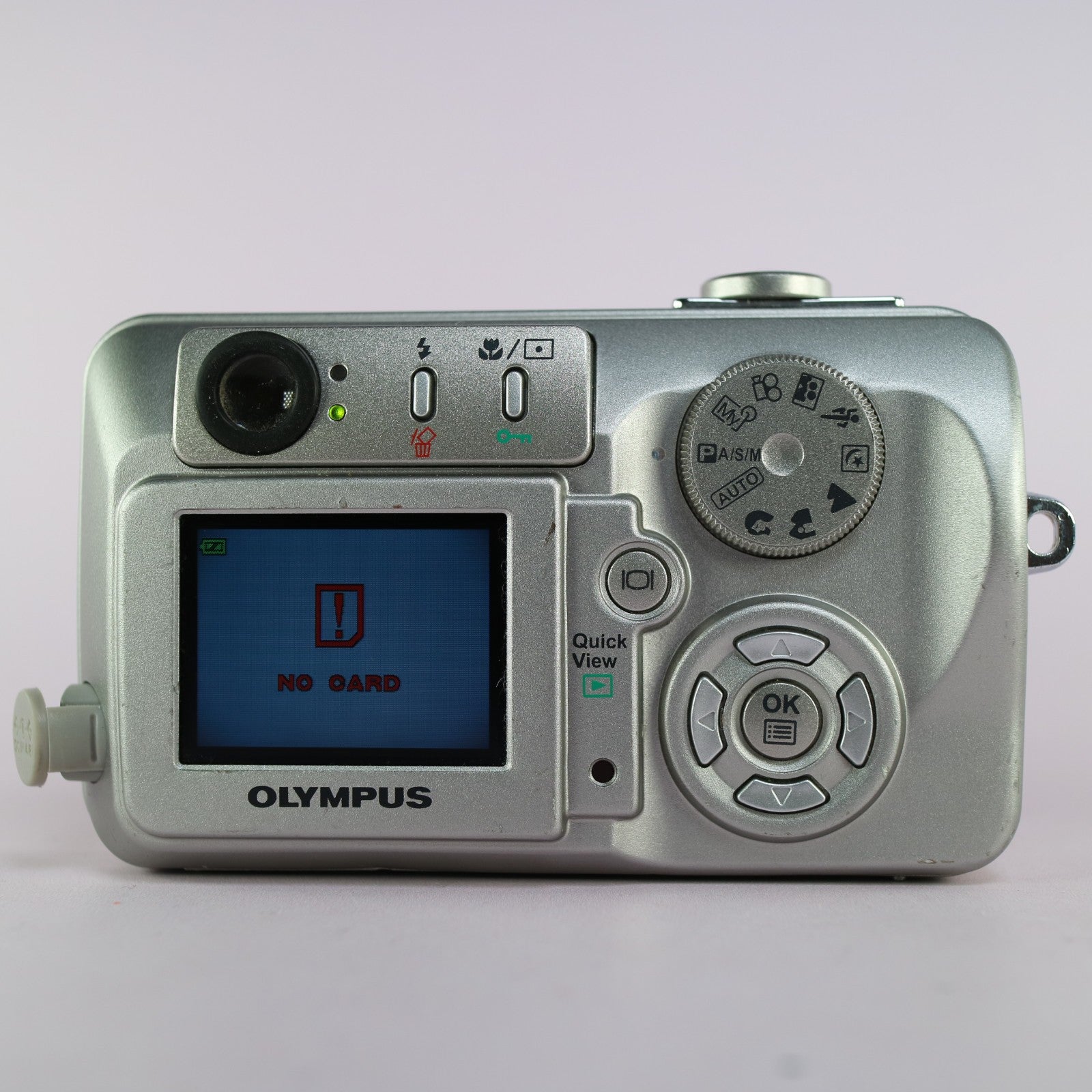 Olympus Digital Camera Camedia C-50 Zoom 5.0MP Silver Tested
