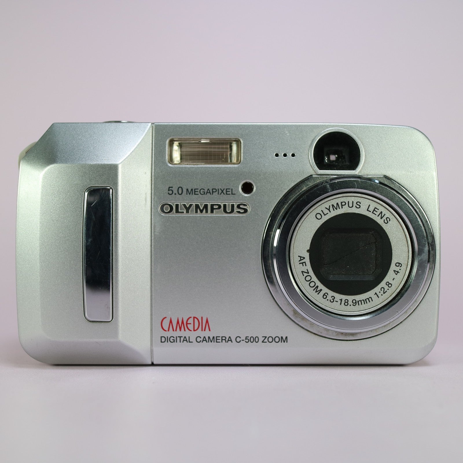 Olympus Digital Camera Camedia C-500 Zoom 5.0MP Silver Tested