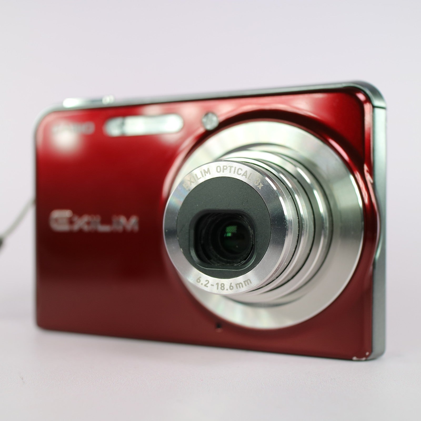 Casio Digital Camera Exilim EX-S880 8.1MP Red Tested Full Working Set