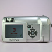Olympus Digital Camera Camedia C-350 Zoom 3.2MP Silver Tested